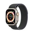 For Apple Watch SE 44mm DUX DUCIS YJ Series Nylon Watch Band(Blue Black) - 1