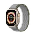 For Apple Watch 5 40mm DUX DUCIS YJ Series Nylon Watch Band(Green Grey) - 1