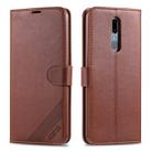 For OPPO A9 / A9x / F11 AZNS Sheepskin Texture Horizontal Flip Leather Case with Holder & Card Slots & Wallet(Brown) - 1