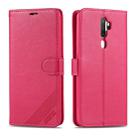 For OPPO A11x / A9(2020) AZNS Sheepskin Texture Horizontal Flip Leather Case with Holder & Card Slots & Wallet(Red) - 1