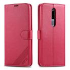 For OPPO F11 Pro AZNS Sheepskin Texture Horizontal Flip Leather Case with Holder & Card Slots & Wallet(Red) - 1