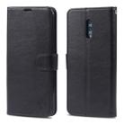 For OPPO K3 / Realme X AZNS Sheepskin Texture Horizontal Flip Leather Case with Holder & Card Slots & Wallet(Black) - 1