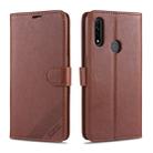 For OPPO A8 AZNS Sheepskin Texture Horizontal Flip Leather Case with Holder & Card Slots & Wallet(Brown) - 1