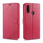 For OPPO A8 AZNS Sheepskin Texture Horizontal Flip Leather Case with Holder & Card Slots & Wallet(Red) - 1