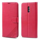 For OPPO Reno AZNS Sheepskin Texture Horizontal Flip Leather Case with Holder & Card Slots & Wallet(Red) - 1