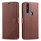 For Vivo S1 / V15 AZNS Sheepskin Texture Horizontal Flip Leather Case with Holder & Card Slots & Wallet(Brown) - 1