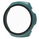 For Huawei Watch 4 Pro Tempered Film + PC Integrated Watch Protective Case(Pine Green) - 1