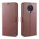 For Vivo S6 AZNS Sheepskin Texture Horizontal Flip Leather Case with Holder & Card Slots & Wallet(Brown) - 1