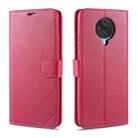 For Vivo S6 AZNS Sheepskin Texture Horizontal Flip Leather Case with Holder & Card Slots & Wallet(Red) - 1