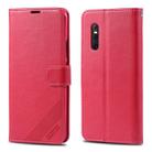 For Vivo X27 AZNS Sheepskin Texture Horizontal Flip Leather Case with Holder & Card Slots & Wallet(Red) - 1