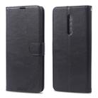 For Vivo X27 Pro AZNS Sheepskin Texture Horizontal Flip Leather Case with Holder & Card Slots & Wallet(Black) - 1