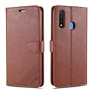 For Vivo Y5s / U3 / Y19 AZNS Sheepskin Texture Horizontal Flip Leather Case with Holder & Card Slots & Wallet(Brown) - 1