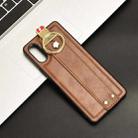 For Sony Xperia 10 VI Wristband Leather Back Phone Case(Brown) - 2