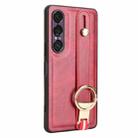 For Sony Xperia 1 VII Wristband Leather Back Phone Case(Red) - 2