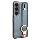 For Sony Xperia 1 VII Wristband Leather Back Phone Case(Blue) - 2