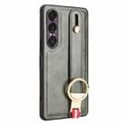For Sony Xperia 1 VII Wristband Leather Back Phone Case(Green) - 2