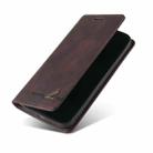 For Xiaomi Redmi Note 12 Pro+ India Skin Feel Anti-theft Brush Horizontal Flip Leather Case with Holder(Brown) - 6