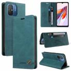 For Xiaomi Redmi 12C/11A Skin Feel Anti-theft Brush Horizontal Flip Leather Case with Holder(Blue) - 1