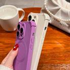 For iPhone 12 Pro Four-corner Shockproof Skin Feel MagSafe Magnetic Phone Case(Purple) - 6