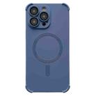 For iPhone 13 Pro Four-corner Shockproof Skin Feel MagSafe Magnetic Phone Case(Grey) - 1