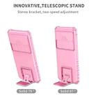 For Google Pixel 9 Pro XL Stereoscopic Holder Sliding Camshield Phone Case(Pink) - 2