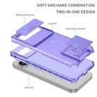 For Google Pixel 9 Pro XL Stereoscopic Holder Sliding Camshield Phone Case(Purple) - 3