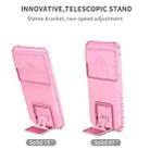 For Google Pixel 9 Pro Stereoscopic Holder Sliding Camshield Phone Case(Pink) - 2