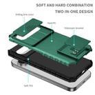 For Google Pixel 9 Pro Stereoscopic Holder Sliding Camshield Phone Case(Green) - 3