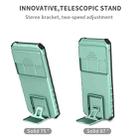 For Google Pixel 9 Pro Stereoscopic Holder Sliding Camshield Phone Case(Light Green) - 2