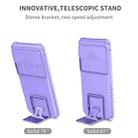 For Google Pixel 9 Pro Stereoscopic Holder Sliding Camshield Phone Case(Purple) - 2