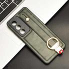 For OPPO K12x 5G / A3 Pro Global Wristband Leather Back Phone Case(Green) - 2