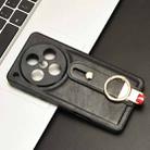 For OPPO Find X8 Pro Wristband Leather Back Phone Case(Black) - 2