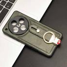 For OPPO Find X8 Pro Wristband Leather Back Phone Case(Green) - 2