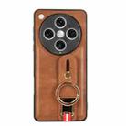 For OPPO Find X8 Pro Wristband Leather Back Phone Case(Brown) - 3