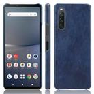 For Sony Xperia 10 Ⅴ Litchi Texture Back Cover Phone Case(Blue) - 1