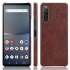 For Sony Xperia 10 Ⅴ Litchi Texture Back Cover Phone Case(Brown) - 1