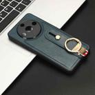 For Realme 11 Pro / 11 Pro+ Wristband Leather Back Phone Case(Blue) - 2