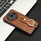 For Realme 11 Pro / 11 Pro+ Wristband Leather Back Phone Case(Brown) - 2