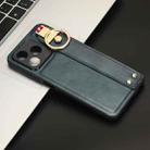 For Realme C53 4G / Narzo N53 Wristband Leather Back Phone Case(Blue) - 2