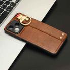 For Realme C53 4G / Narzo N53 Wristband Leather Back Phone Case(Brown) - 2