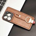 For Realme Narzo N63 4G Wristband Leather Back Phone Case(Brown) - 2