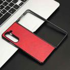 For Samsung Galaxy Z Fold5 Litchi Texture Back Cover Phone Case(Red) - 1
