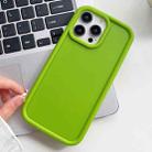 For iPhone 15 Pro Max Shockproof Frame Frosted TPU Phone Case(Green) - 1