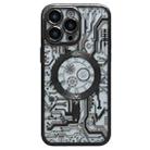 For iPhone 12 Pro Electroplated Circuit Board Pattern MagSafe Phone Case(Black) - 1