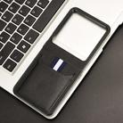 For Tecno Phantom V Flip2 Litchi Texture Card Slots Back Cover Phone Case(Black) - 2