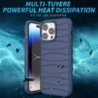 For iPhone 11 Multi-tuyere Powerful Heat Dissipation Phone Case(Blue) - 2