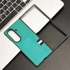 For Samsung Galaxy Z Fold7 5G Litchi Texture Card Slots Back Cover Phone Case(Green) - 2