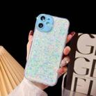 For iPhone 11 Luminous Epoxy TPU Glitter Phone Case(Blue) - 1