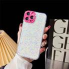 For iPhone 12 Pro Luminous Epoxy TPU Glitter Phone Case(White) - 1