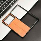 For Tecno Phantom V Fold2 Cow Pattern Sewing Back Cover Phone Case(Yellow) - 2